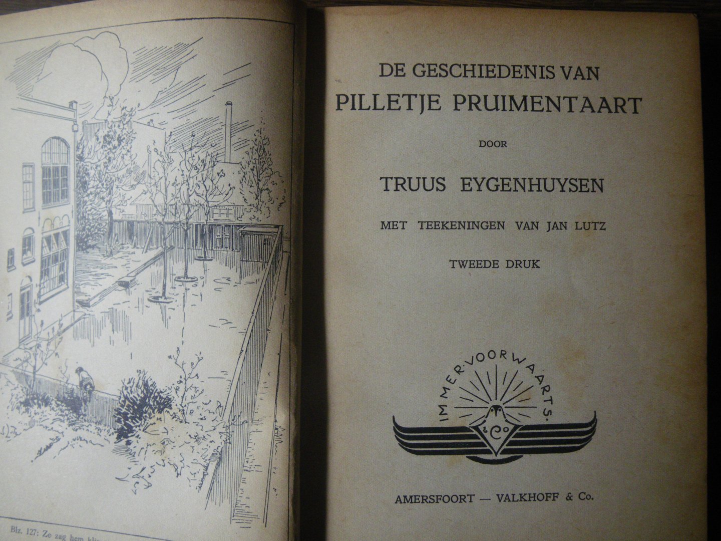 Eygenhuysen, Truus - De geschiedenis van Pilletje Pruimentaart (Met teekeningen van Jan Lutz)