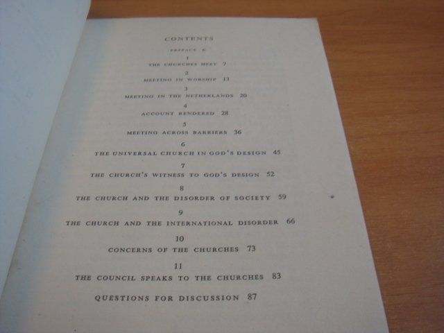 Herklots, H.G.G - Amsterdam 1948 - An Account of the first assembly of the world council of Churches