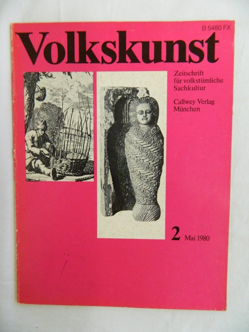 diverse - 33 x Zeitschrift  Volkskunst  für volkstümliche Sachkultuur van 2 mei 1980 t/m nov 1990 (2 foto's)