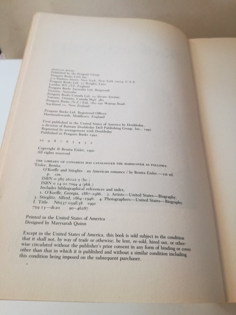 Benita Eisler - O'Keeffe and Stieglitz (An American Romance)