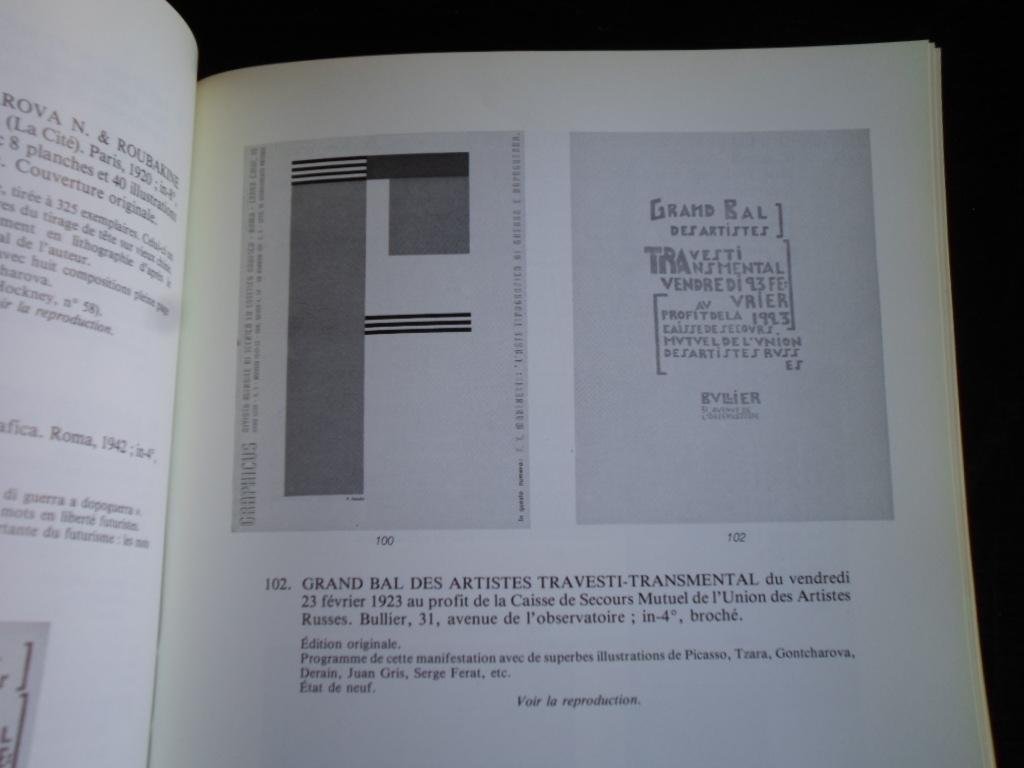 Catalogue Me Piere Cornette de Saint-Cyr / Drouot - Avant-Garde du XXe Siecle, livres, manuscrits, affiches, dessins, collages, photomontages