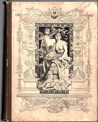 NN.Gedenkboek 1839-1889. - Hollandsche IJzeren Spoorweg-Maatschappij 1839-1889.