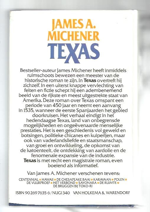 Michener, J.A. - Texas