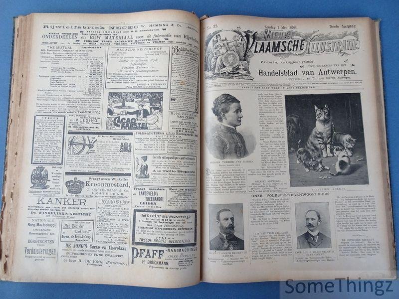 N/A. - Nieuwe Vlaamsche Illustratie. Handelsblad van Antwerpen. Derde jaargang 1897-1898.