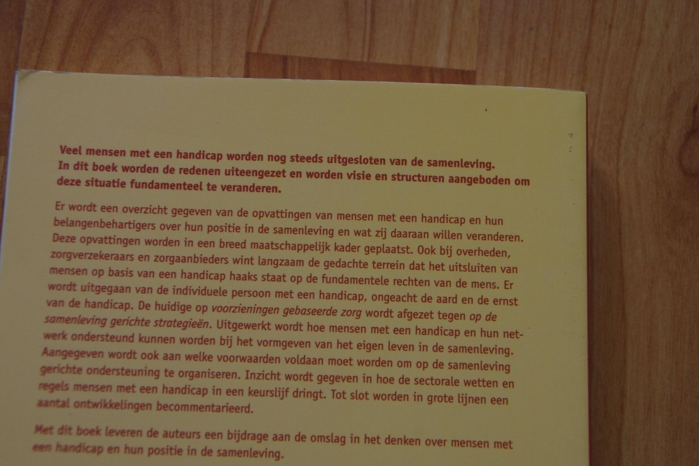 Krober, H.R.Th. - PM-reeks Mensen met een handicap en hun omgeving / bouwstenen voor anders denken : het leren ondersteunen van mensen met een handicap in en met de samenleving