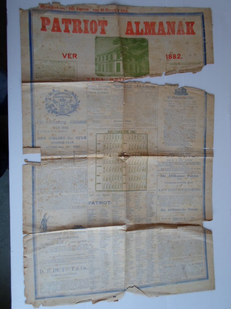  - Bijvoegsel bij Die Patriot, Zuid Afrika