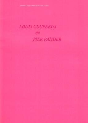 COUPERUS, Louis - Louis Couperus en Pier Pander. Teksten voor en over de beeldhouwer Pier Pander. (Toegelicht en bezorgd door M. Klein. Met foto's van M.R. van den Toorn).