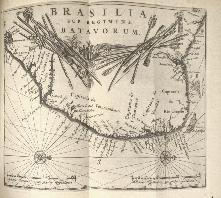Barlaeus, Caspar (Kaspar van Baerle) - Descriptio Totius Brasiliae