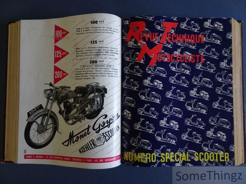Jean Chatelain (directeur-général). - Revue Technique Motocycliste. Documentation technique - Information - Tourisme - Sport. Revue mensuelle illustrée. (12 numéros).