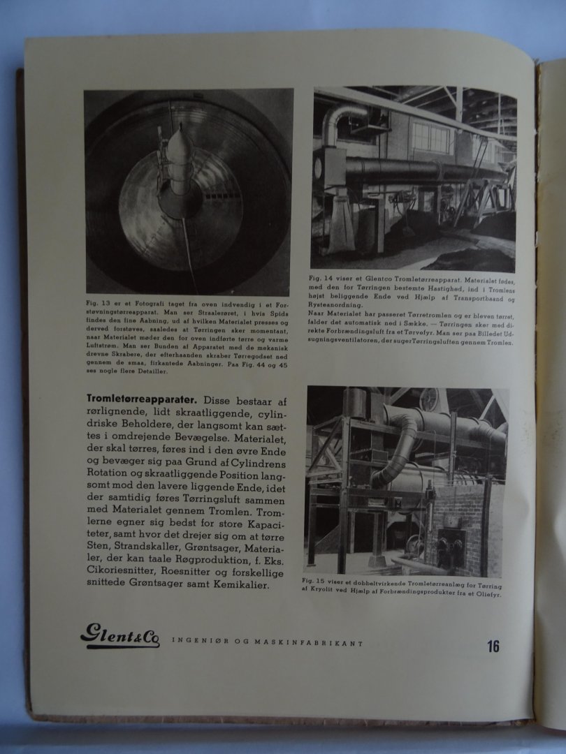 Redactie. - Glent & Co. om torrepparater og torreanlaeg . Katalog no. 7.