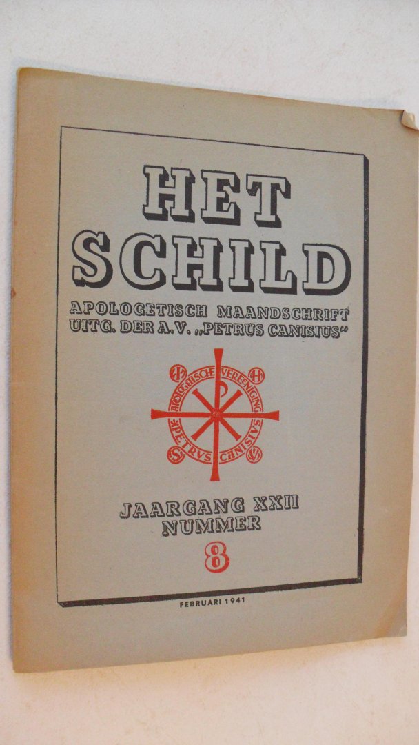 red. - HET SCHILD~  Apologetisch maandschrift nr 8 - 1941