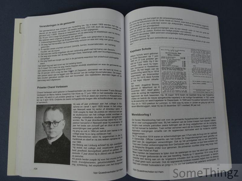 Keersmaekers, Frans. - Van Quaedmechelen tot Ham : de geschiedenis van de Kwaadmechelse Sint-Lambertusparochie.