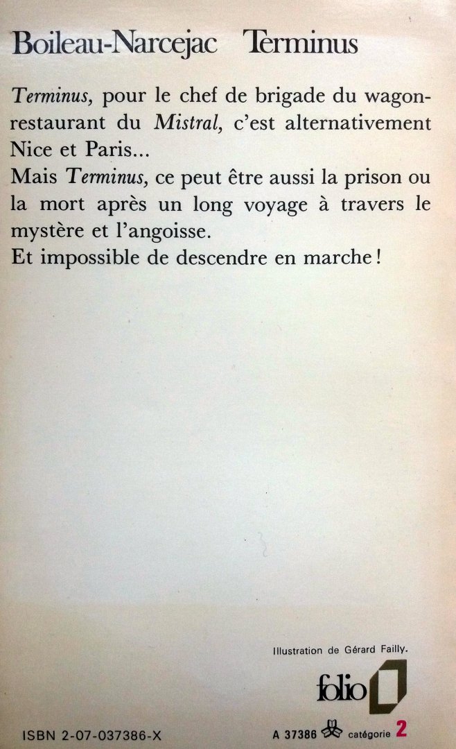 Boileau, Pierre Louis - Narcejac, Thomas - Terminus (FRANSTALIG)