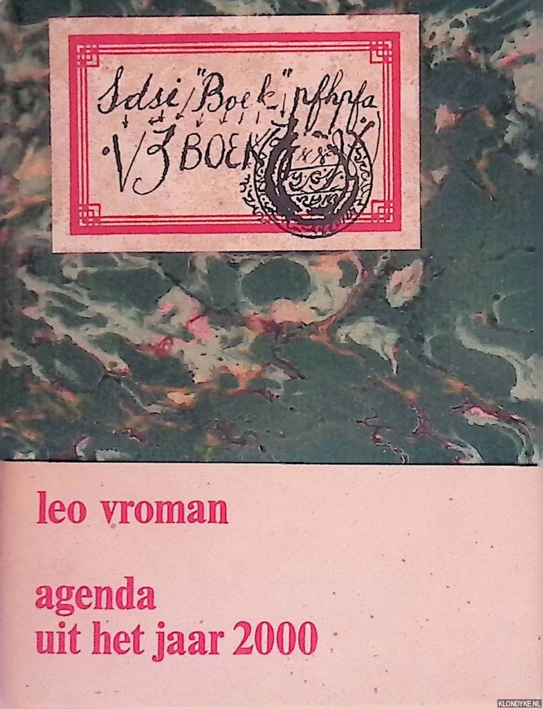 Vroman, Leo - Agenda uit het jaar 2000: Sdsi Boek pfhpfa - V3 Boek