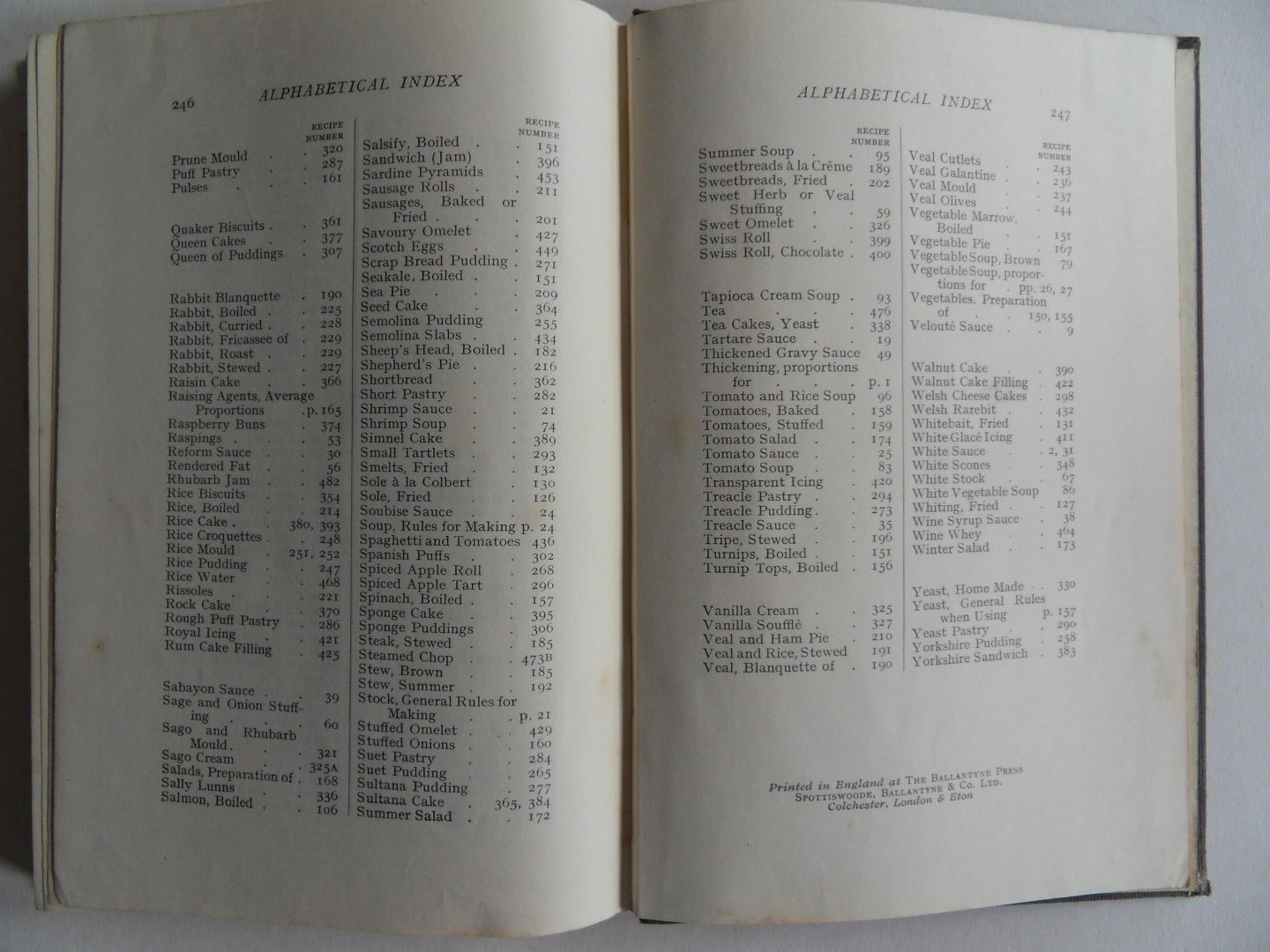 Berridge House. - Berridge House Recipe Book. [ New and Revised Edition ].