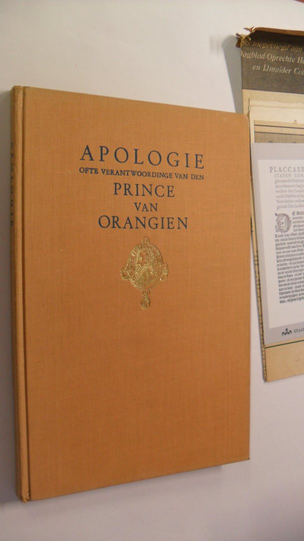Verwey Albert voorrede/ uitgegeven door M.Mees Verwey - Apologie ofte verantwoordinge van den Prince van Orangien
