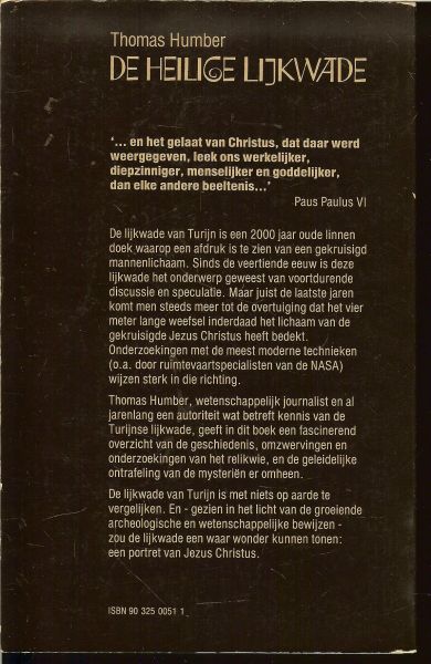 Humber, Thomas - De heilige lijkwade