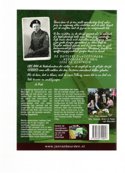 beurden, jan van - lieveling, ( soldaat van oranje onder de engelse vlag )