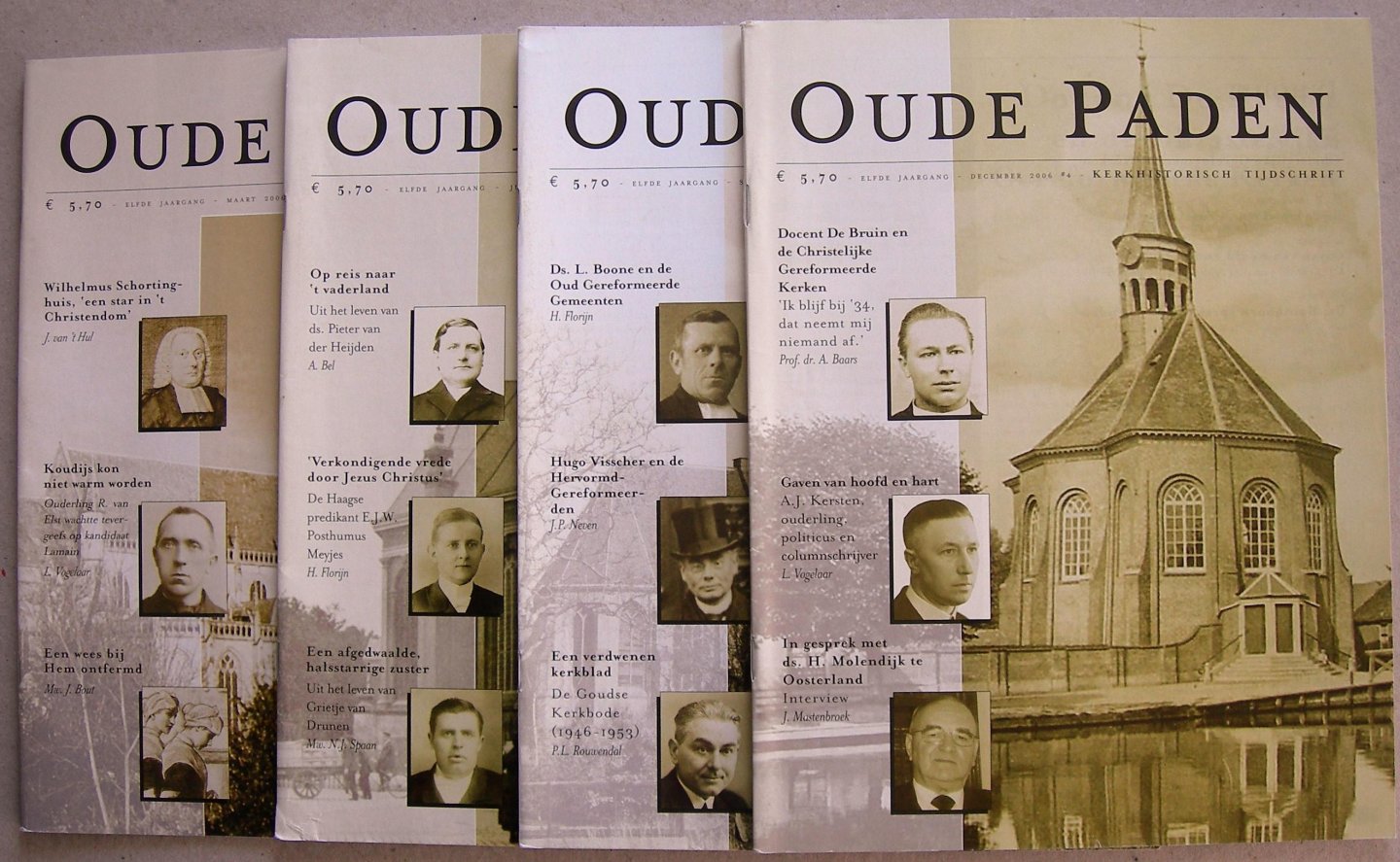 Mastenbroek, J. e.a. (red.) - Oude paden (kerkhistorisch tijdschrift), elfde jrg. 2006 kompleet.