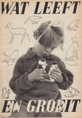 WAT LEEFT EN GROEIT - Reclamefolder, uitgebracht omstreeks 1940.