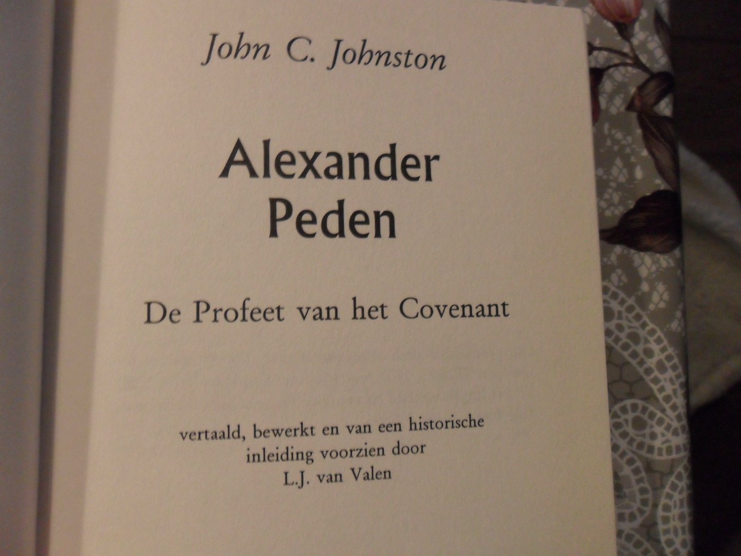 Johnston C. John - Alexander Peden