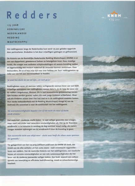 vandersmissen, hans ( e.a. ) - redders 175 jaar koninklijke nederlandse redding maatschappij