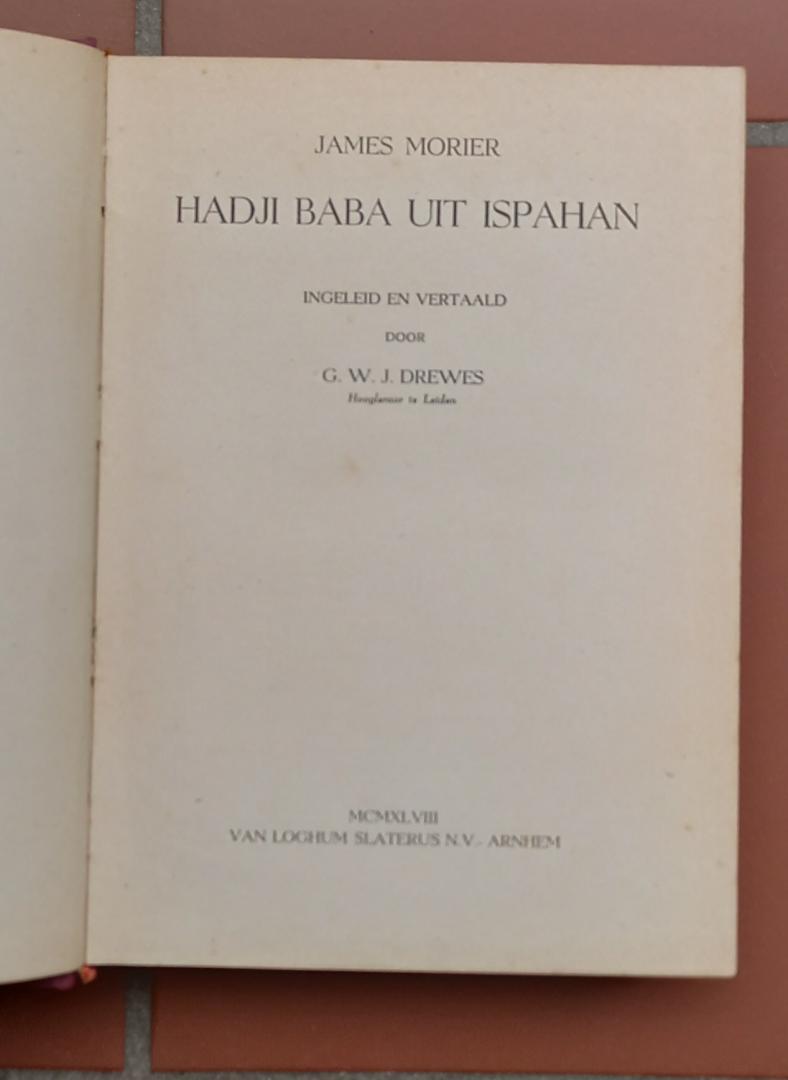 Morier, James - Hadji Baba uit Ispahan