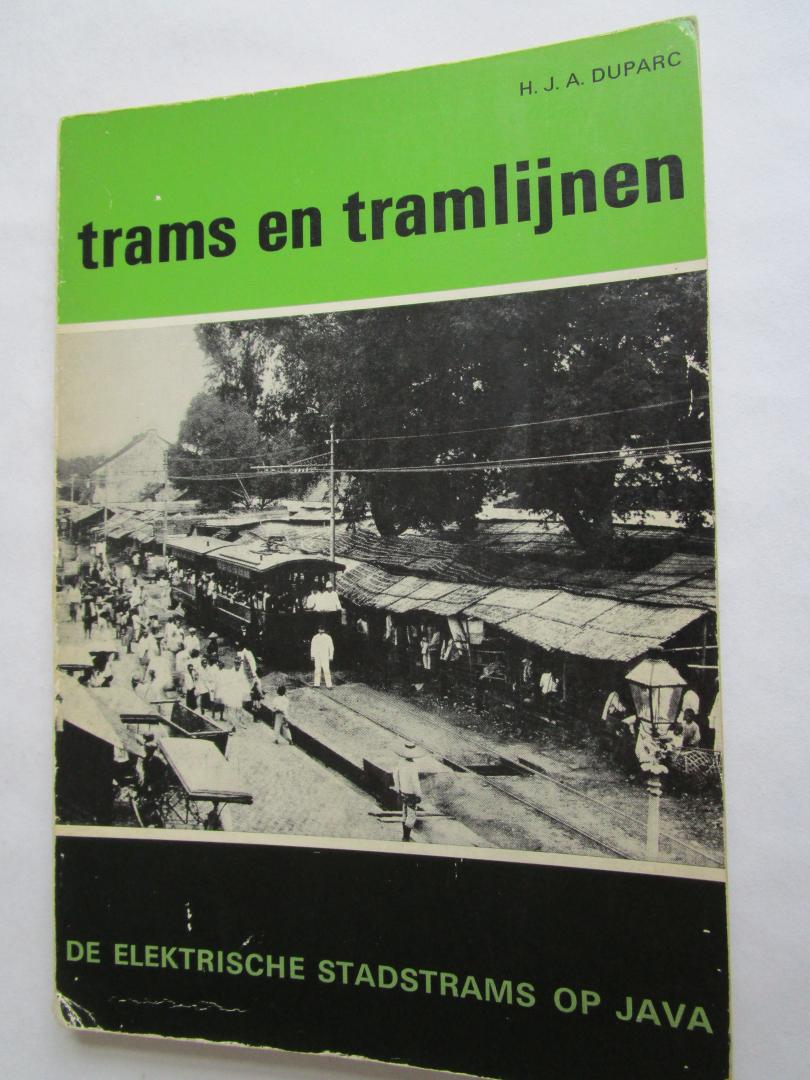 Duparc, H.J.A. - 09 TRAMS EN TRAMLIJNEN; De elektrische stadstrams op Java
