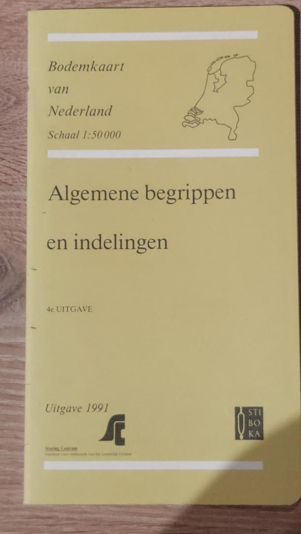 Steur, G.G.L. ea - Algemene begrippen en indelingen, behorend bij de Bodemkaart van Nederland (zonder kaart, alleen dit boekje)