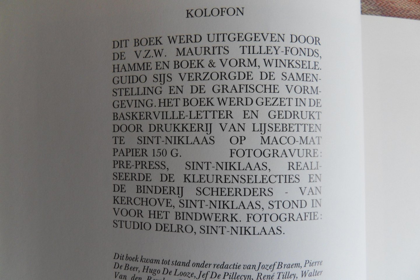 Mullum, Cyriel van (voorwoord). - Maurits Tilley. - Monografie.
