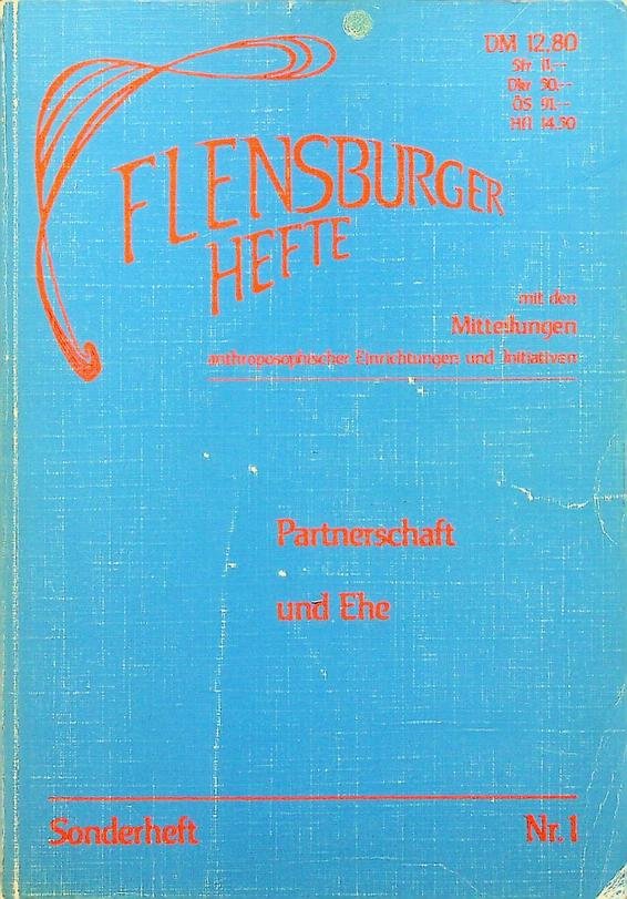  - Flensburger Hefte, Sonderheft 1: Partnerschaft und Ehe