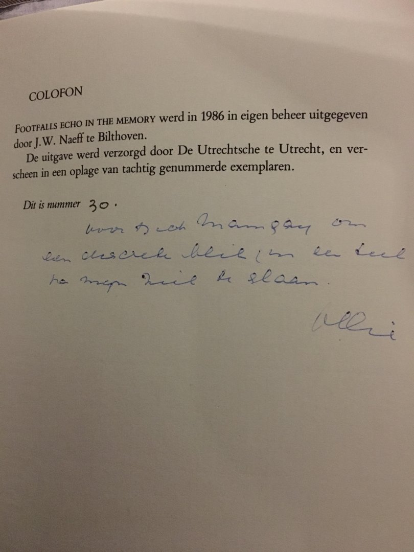 Bickley, Verner Courtenay - Footfalls Echo in the Memory / A Life With the Colonial Education Service and the British Council in Asia