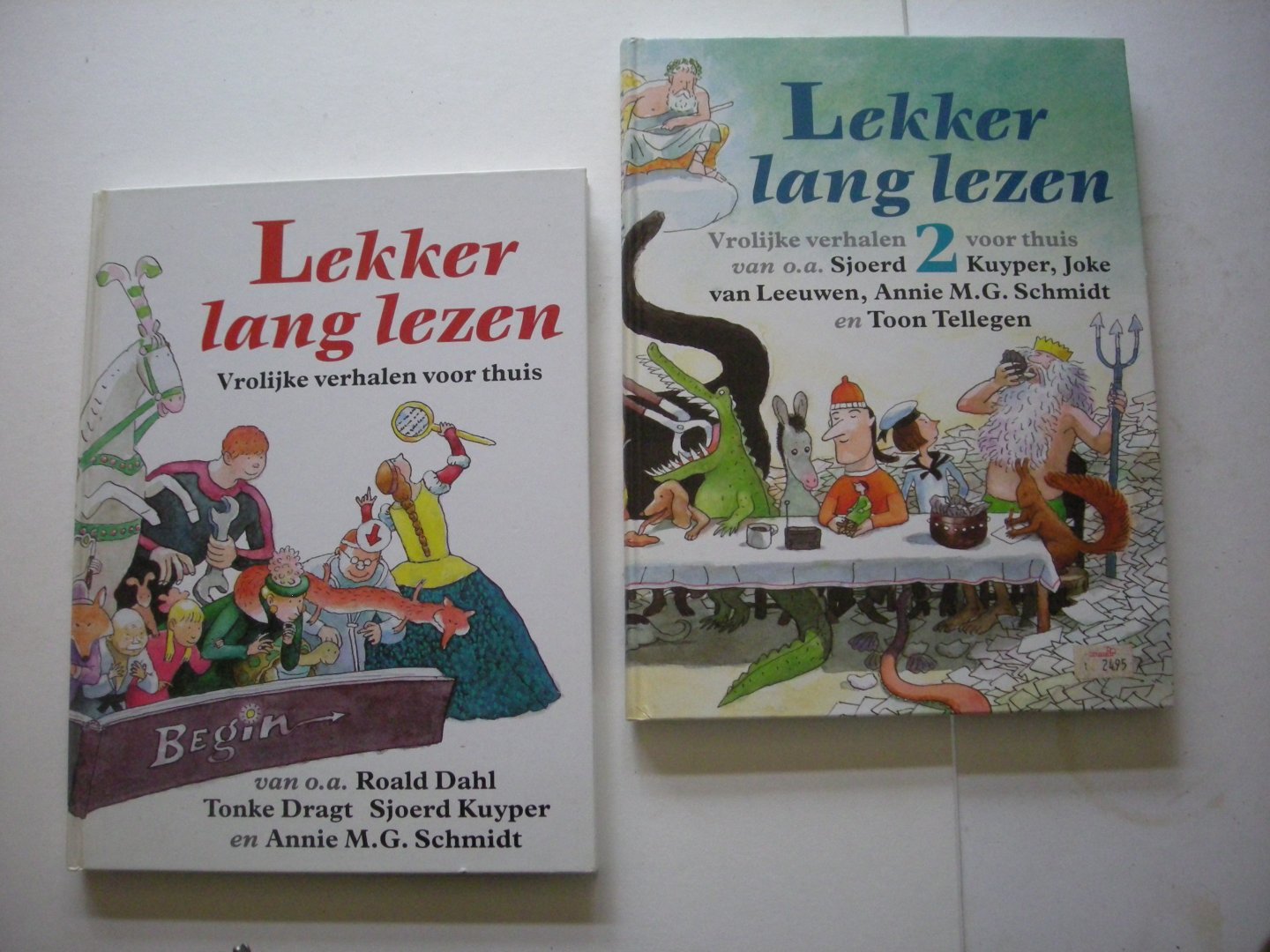 Aiken,J., Dahl,R., Dragt,T., Schmidt,A.M.G., Tellegen,T., e.a. - Lekker lang lezen. Vrolijke verhalen voor thuis