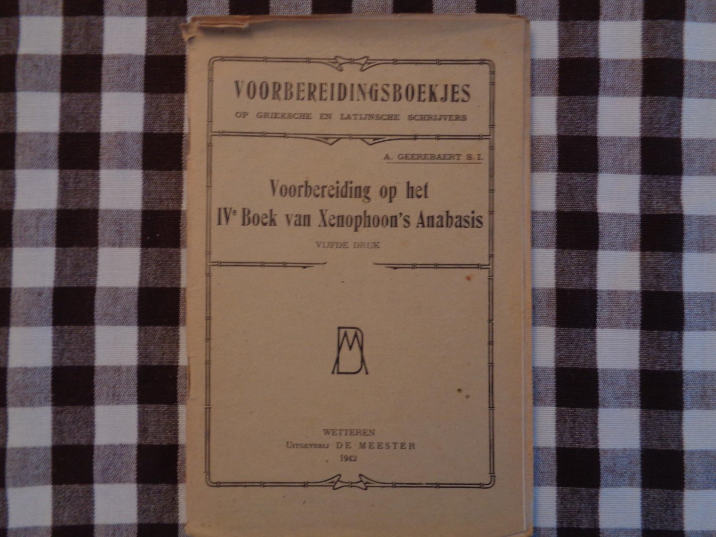 a geerebaert - voorbereidingsboekjes