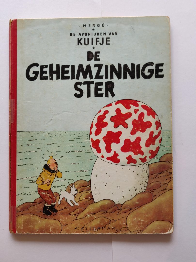 Hergé - Kuifje de geheimzinnige ster harde kaft herdruk