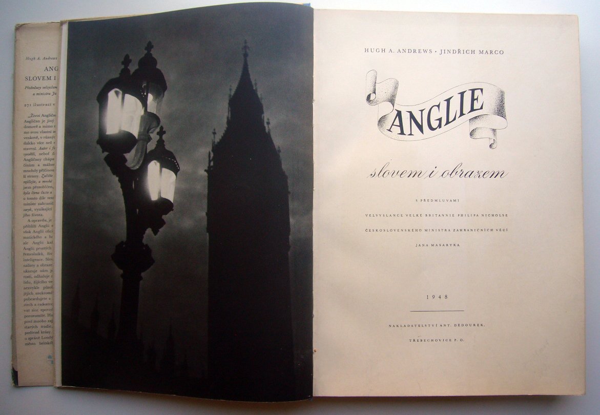 Andrews, Hugh - England in words and images Jindrich Marco amazing Photobook with 271 great photogravures