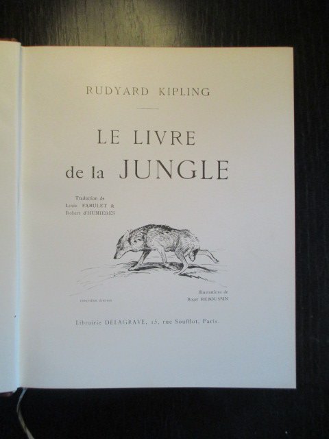 Rudyard Kipling - Le Livre de la Jungle