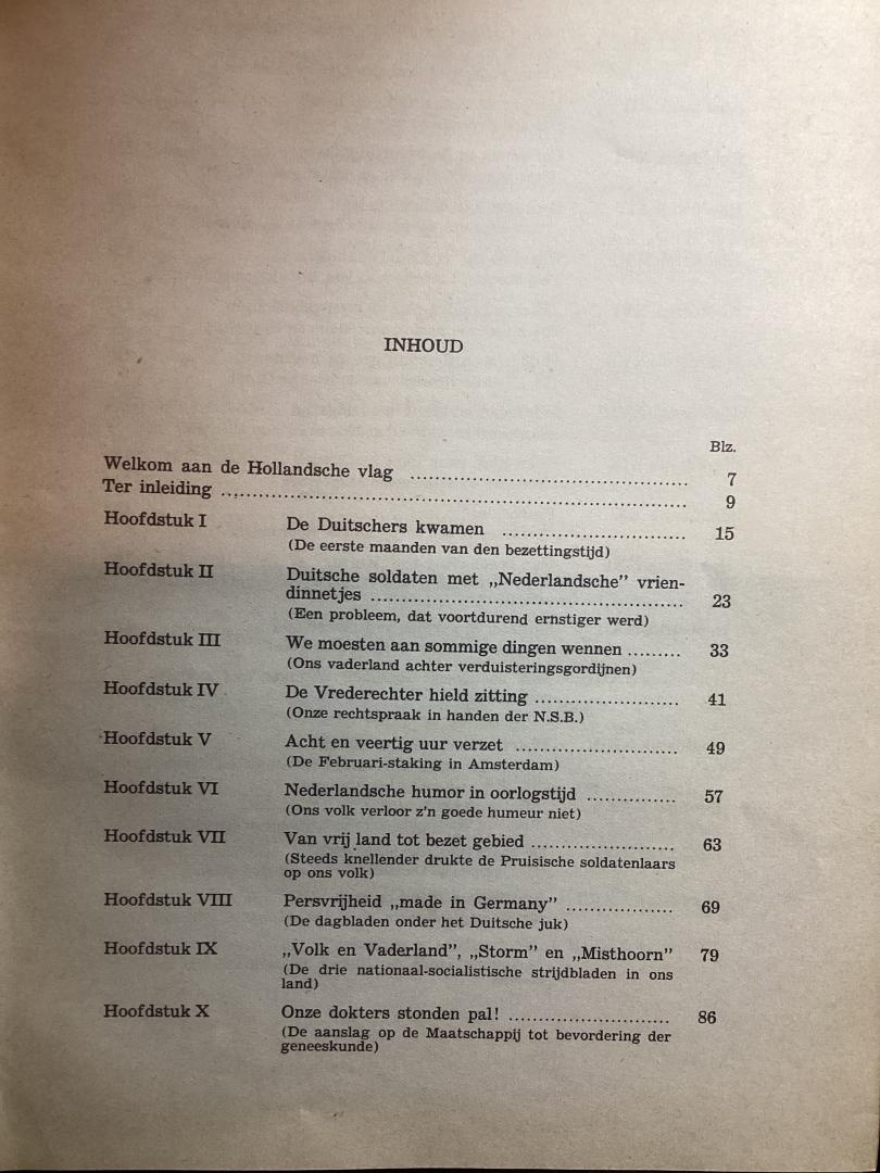 Adriani Engels, M. J. & Wallagh, G. H. - Nacht over Nederland. Journalistieke reportage van vijf Bezettingsjaren. 1940 - 1945