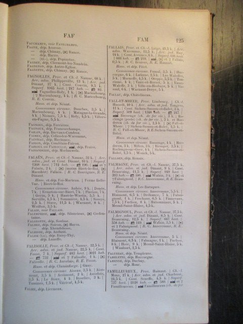 Rédigé sur les Documents Officiels - Nouveau Dictionnaire des Communes, Hameaux, Charbonnages, Carrières, Mines, Châteaux, Fermes, etc. du Royaume de Belgique