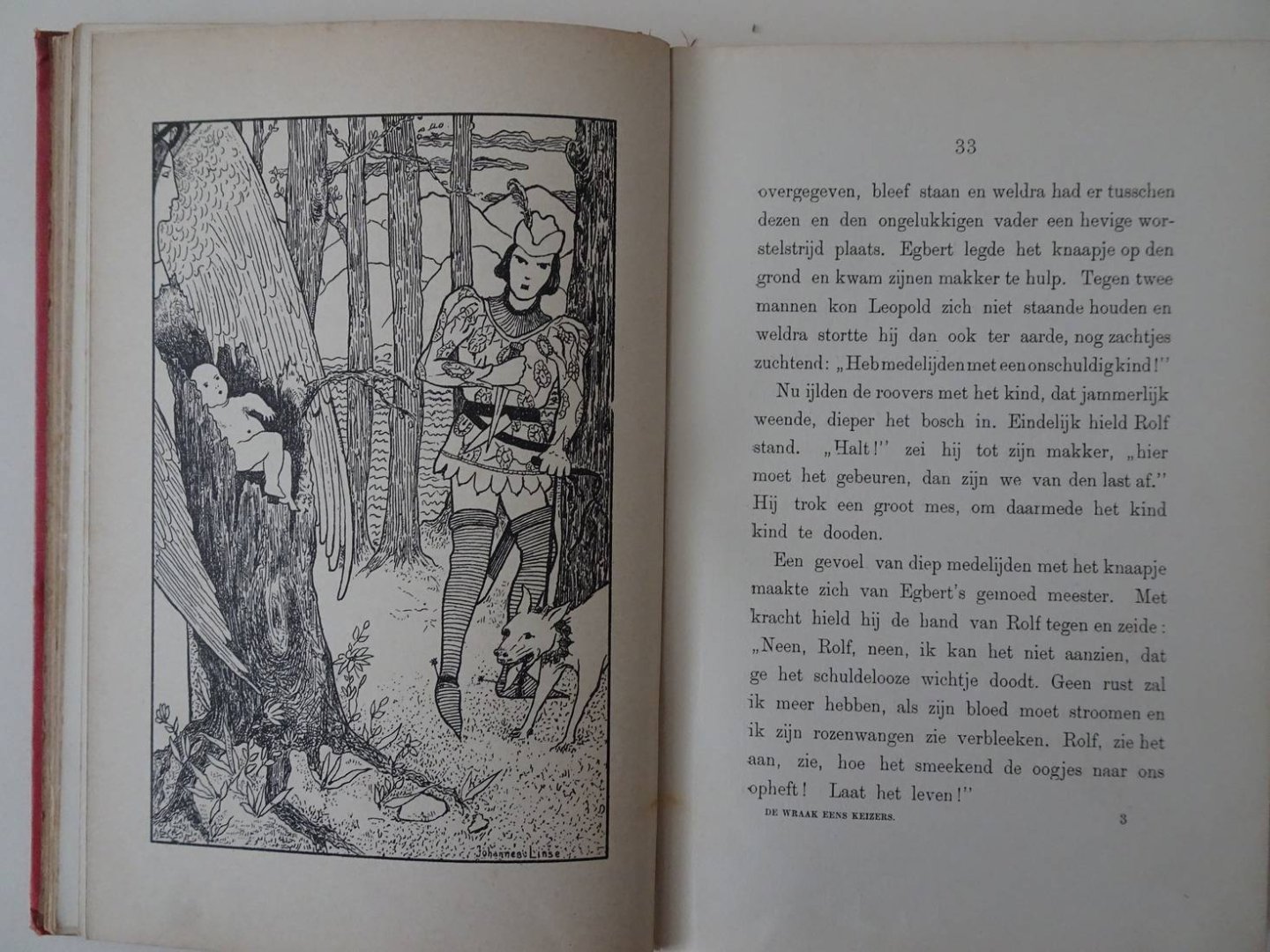 Giphart, J. - Wraak, De, eens keizers; een verhaal uit de Middeleeuwen.