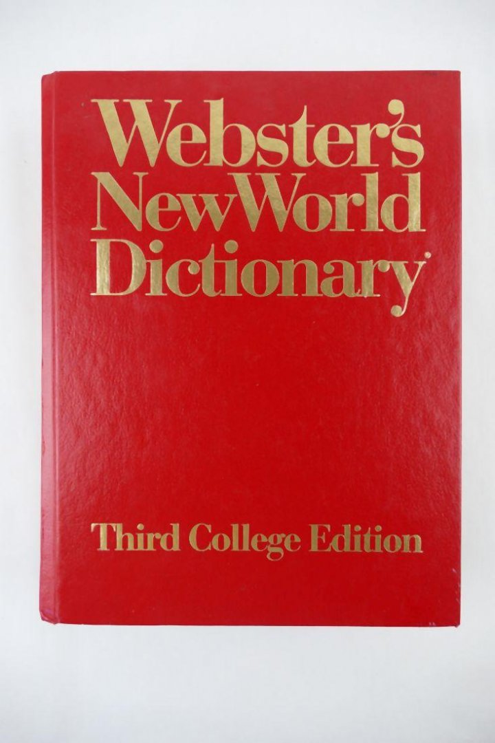 Diversen - Webster´s New World Dictionary - Third college edition (4 foto's)