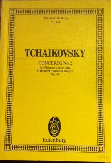 Tchaikovsky - Concerto No.2 for Piano and Orchestra G major/G-Dur/Sol majeur Op.44