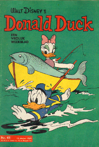 Disney, Walt - Donald Duck 1969 nr. 41 , 11 oktober , Een Vrolijk Weekblad, goede staat