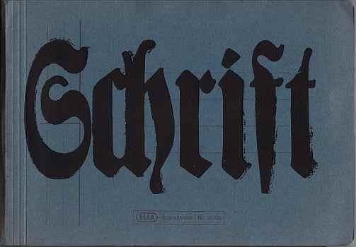 KIRMES, Michael - Schrift (Muster) Buch der Philippsberger Werkstatt mit Texten von Michael Kirmes.