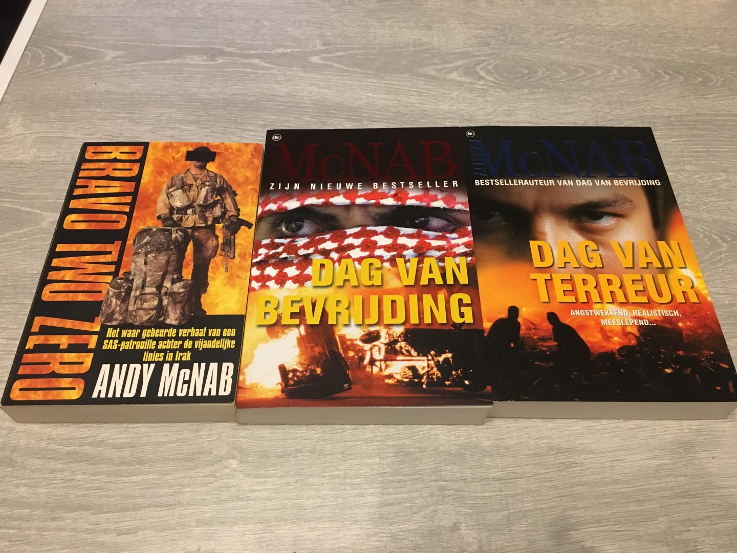 MacNab, A. - Drie boeken van McNab; Dag van bevrijding, Bravo Two zero & Dag van terreur
