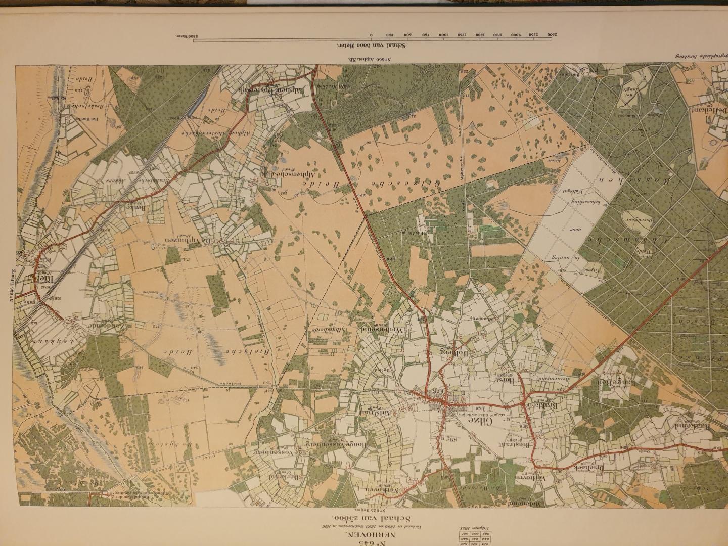 Wieberdink, Ger. - Topografische atlas Noord-Brabant