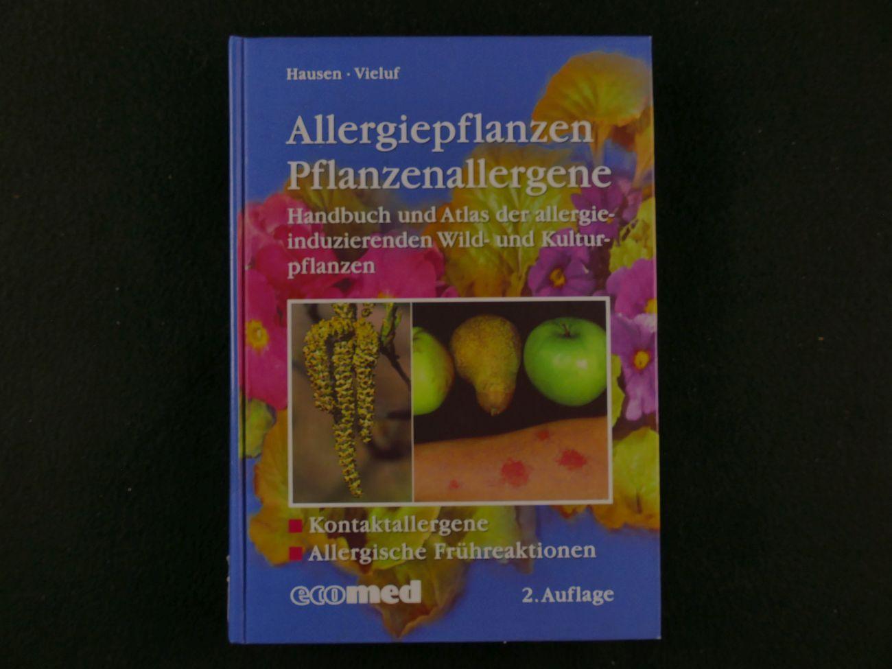 Hausen, B.M., Vieluf, I.K. - Allergiepflanzen Pflanzenallergene. Handbuch und Atlas der allergieinduzierenden Wild- und Kulturpflanzen. 2e Auflage  ( 4 foto's)