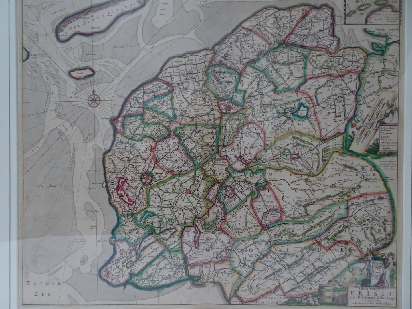 Friesland.. - Tabula Comitatus Frisiae.