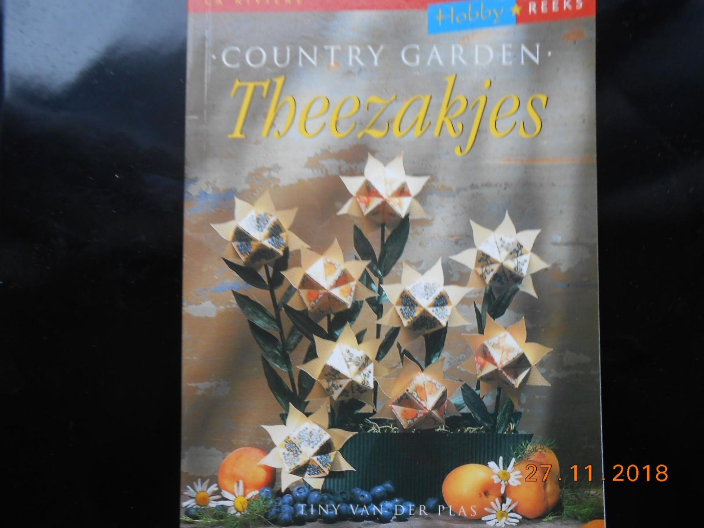  - Kerstkaarten & theezakjes Theezakjes vouwen/Country Garden /Doe meer met theezakjes