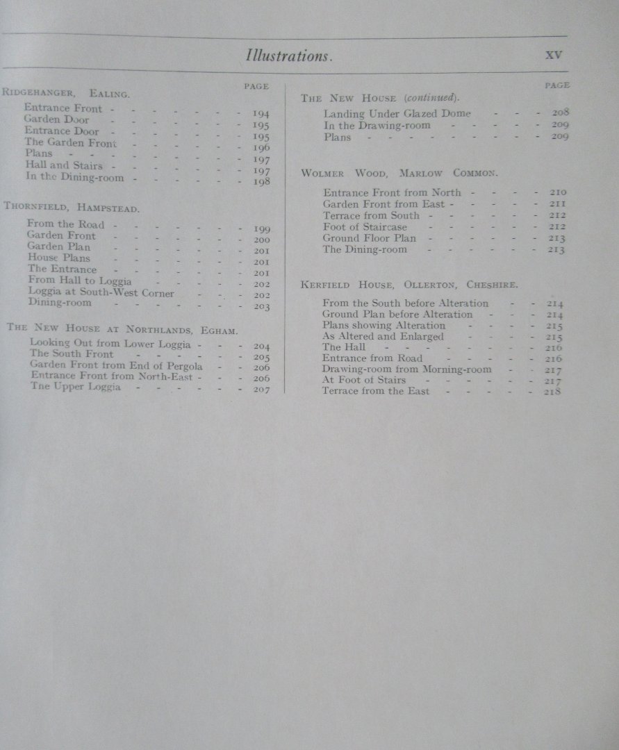 Weaver, Lawrence - Small Country Houses of To-day second series